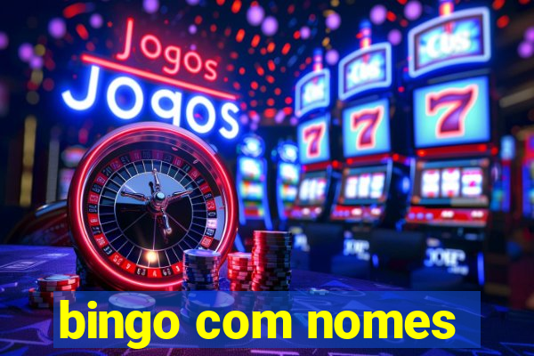 bingo com nomes